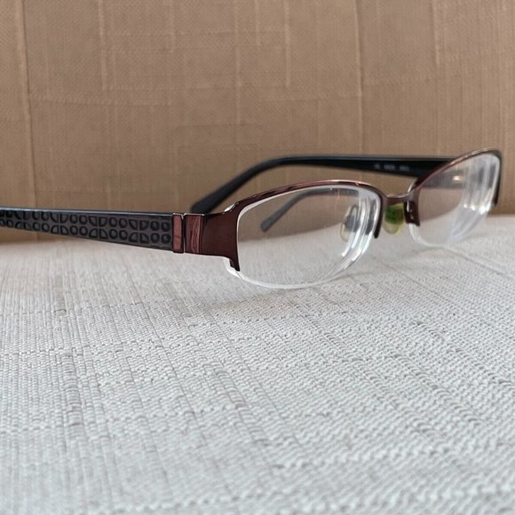 kate spade Accessories - Kate Spade New York Women Eyeglasses Brown Tone Glasses Half Rim Mazie Frame